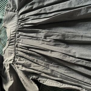 Strasburgs children’s dress dark green and white